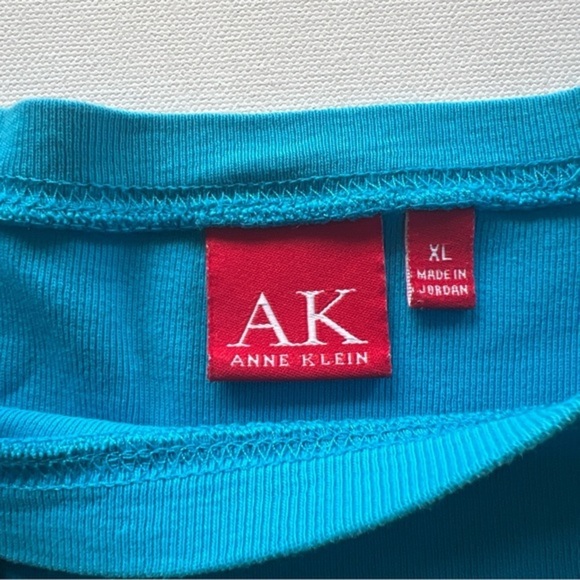 EUC Anne‎ Klein Women's Short Sleeve Blue Size Large 🔥🏌️ (R) - Picture 6 of 7